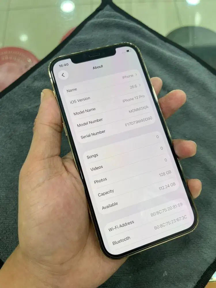 iphone 12 pro 128 inter allop pemakain lama