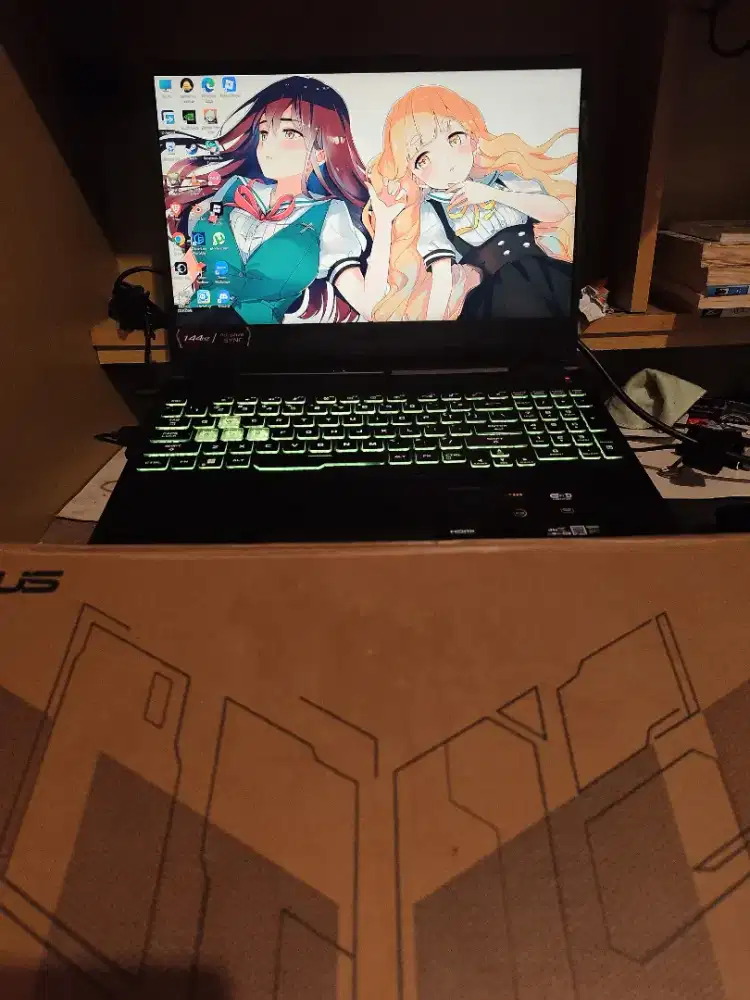 Laptop Asus tuf gaming f15 fx506hc rtx 3050 fullset