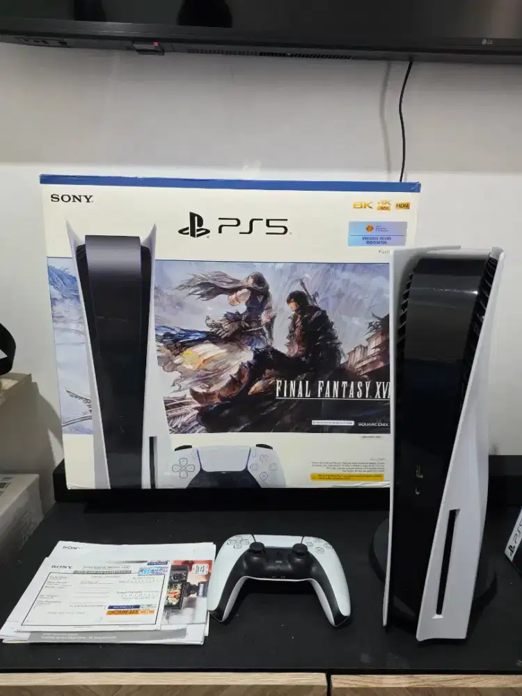 Ps5 fat seri 12 resmi likenew no minus