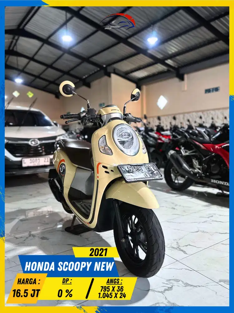 HONDA SCOOPY NEW 2021 NDANG PANTAU BOLOH HIKMAH MOTOR KEPUH MALANG