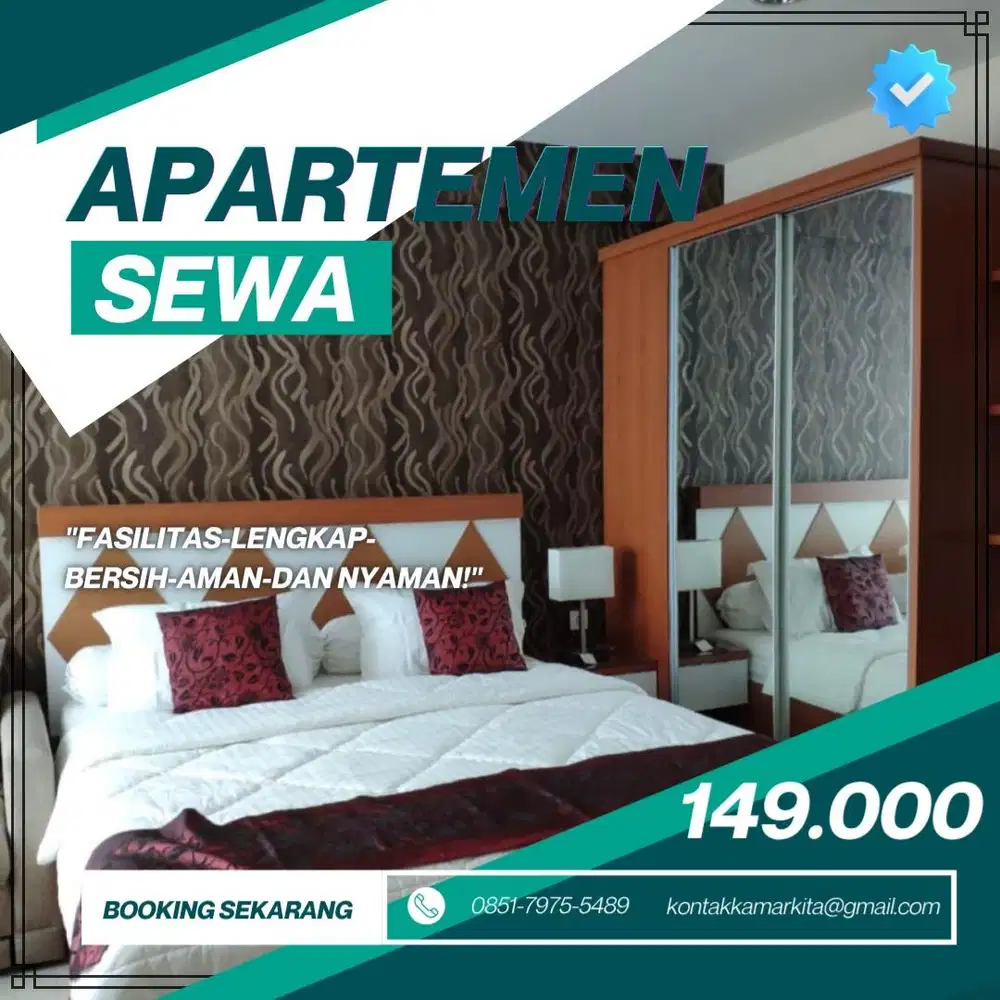 Sewa Apartemen Tangerang Harian/Transit Termurah TREEPARK CITY CIKOKOL