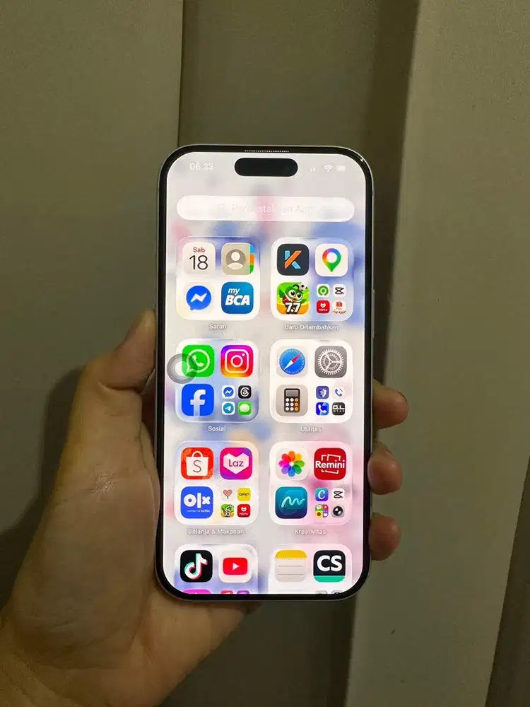 Iphone 17 pro 256gb silver bisa TT iphone 15 16 17