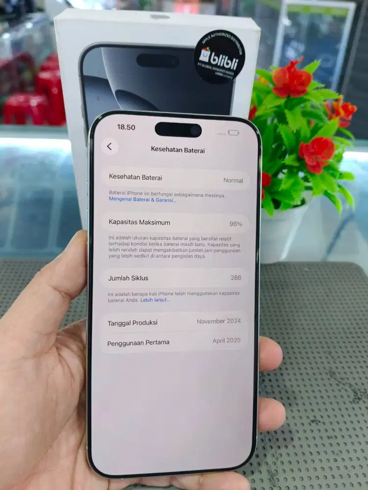 IPHONE 16 PRO MAX 256GB SECOND IBOX