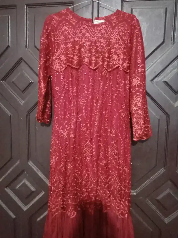 Jual dres brukat kondangan