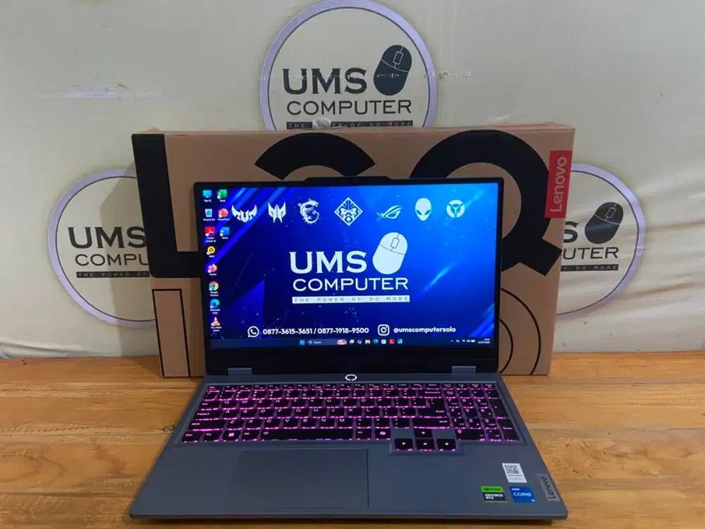 LENOVO LOQ 15IRX9 Core i5-13450HX RAM 12GB SSD 512GB NVIDIA RTX 4050