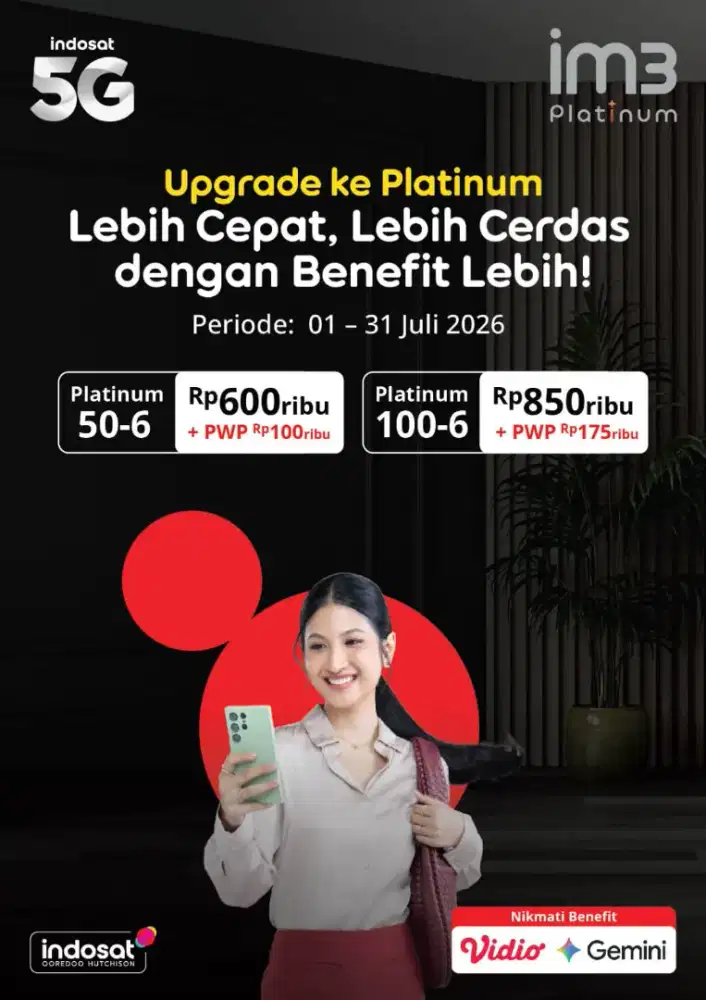 Promo cicilan vivo Y11d + kartu indosat platinum di erafone sudirman
