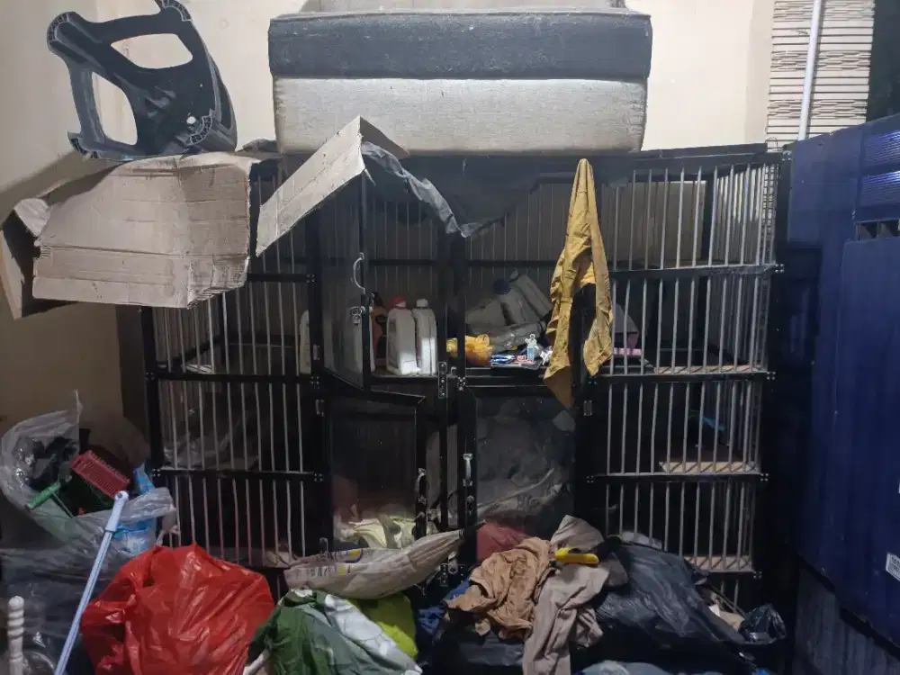 KANDANG KUCING 6 PINTU ALUMUNIUM