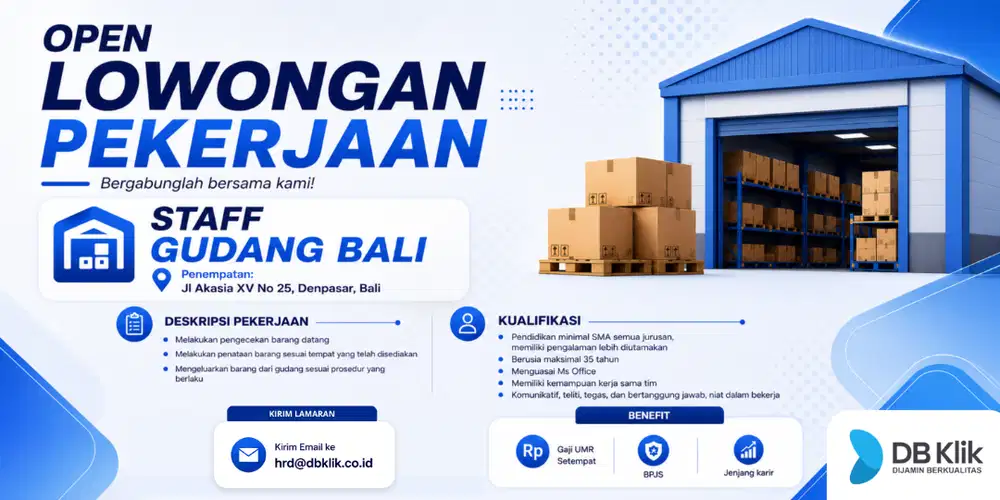 Helper Gudang Bali