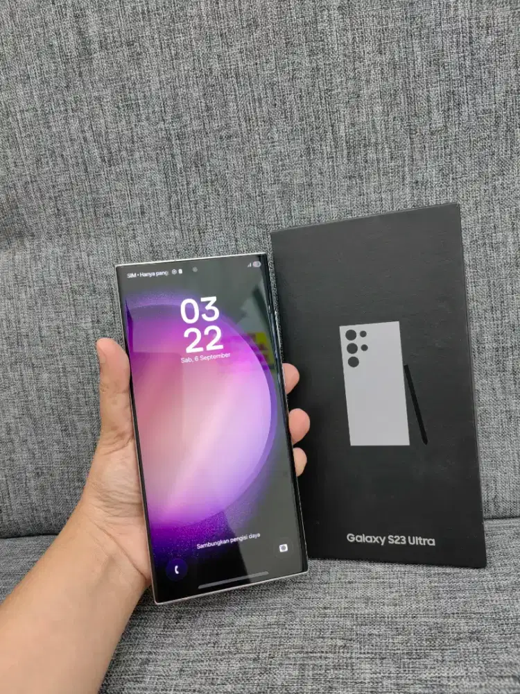 Samsung S23 Ultra 12/256 Fulset ori resmi sein no minus mulus