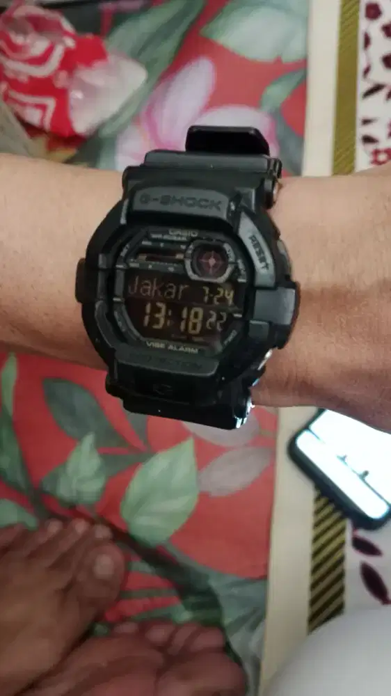 Casio G-Shock GD-350-1B Original FULLSET Box Kaleng Murah