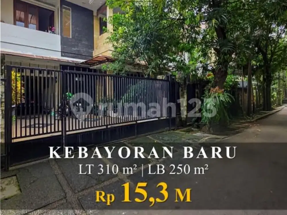 Turun Harga Rumah 2 Lantai di Hang Jebat Kebayoran Baru