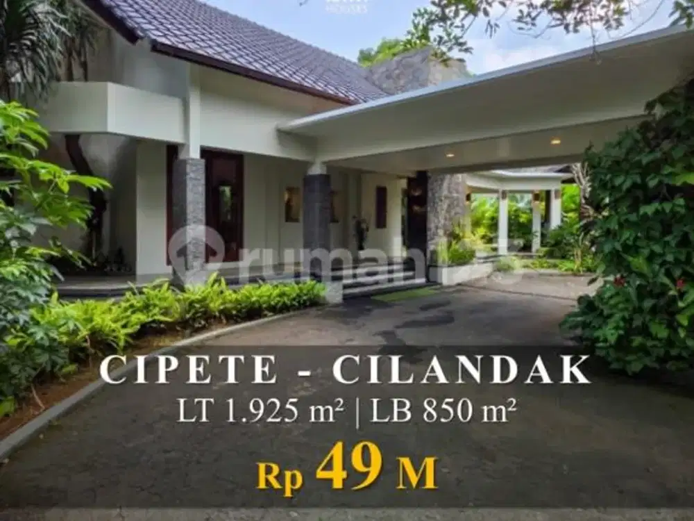 Rumah Mewah 2 Lantai Dekat Mrt Di Cipete