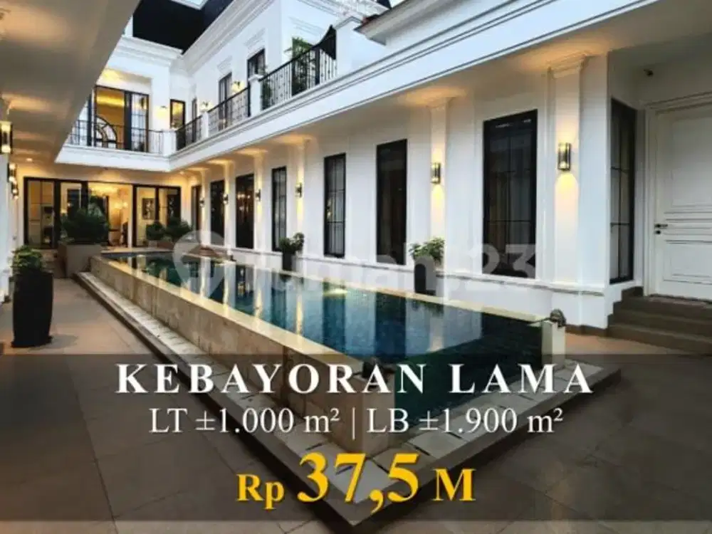Rumah Baru Mewah 5 Kamar dengan Kolam Renang Dekat Pondok Indah