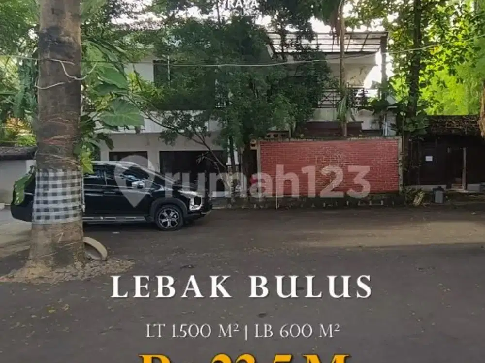 Rumah Pinggir Jalan Cocok untuk Usaha di Jalan Lebak Bulus