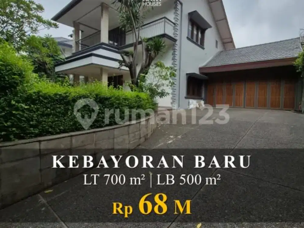 Rumah Mewah Dijual di Brawijaya Area Kebayoran Baru