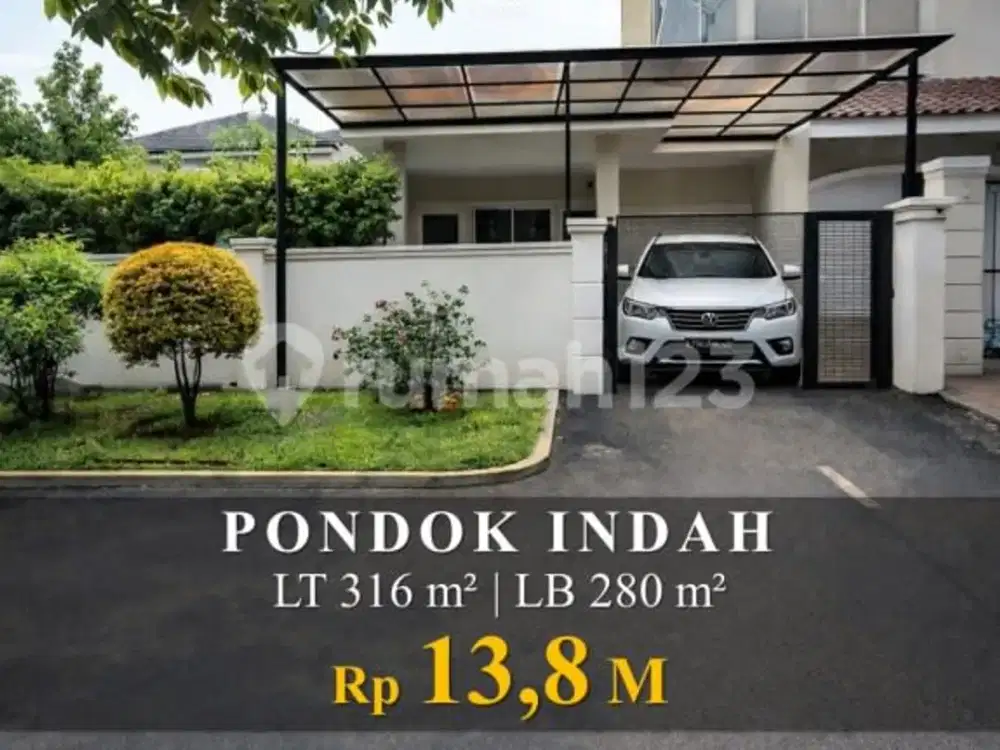 Rumah 1 Lantai 3 Kamar Dekat Mall Pondok Indah