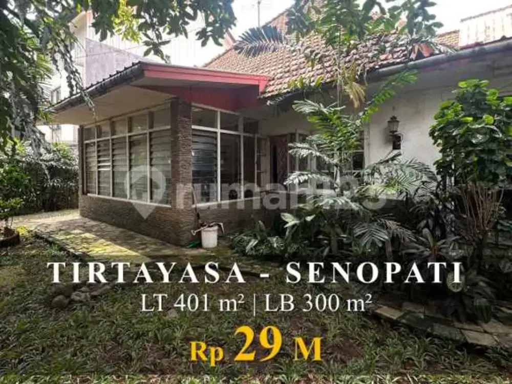 Rumah Lama Di Senopati Scbd Jl Tirtayasa Kebayoran