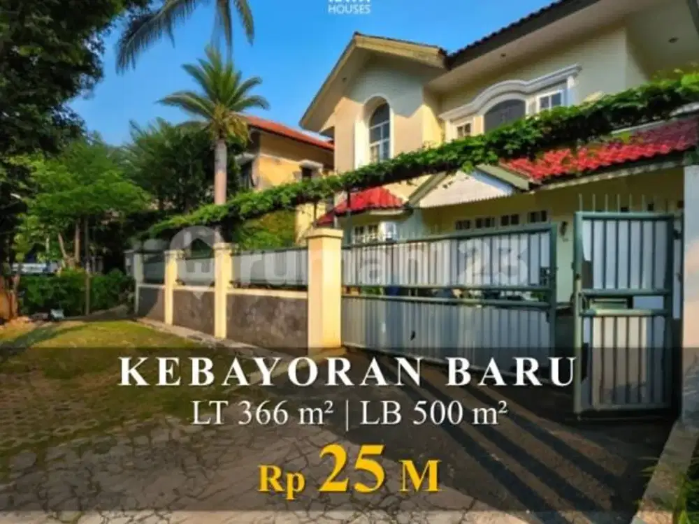 Rumah Dua Lantai 4 Kamar Dekat Scbd Senopati