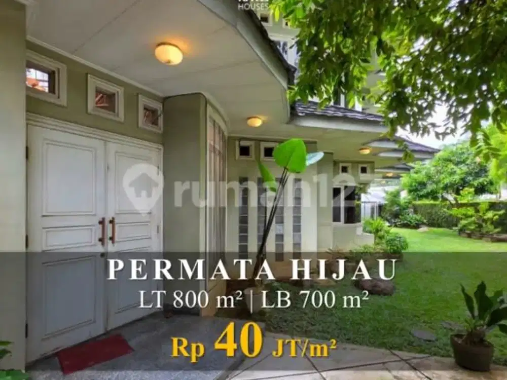 Rumah Hadap Timur di Permata Hijau Harga Nego Sampai Deal