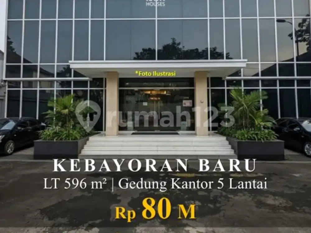 Gedung 5 Lantai Cocok untuk Usaha di Bulungan Kebayoran Baru