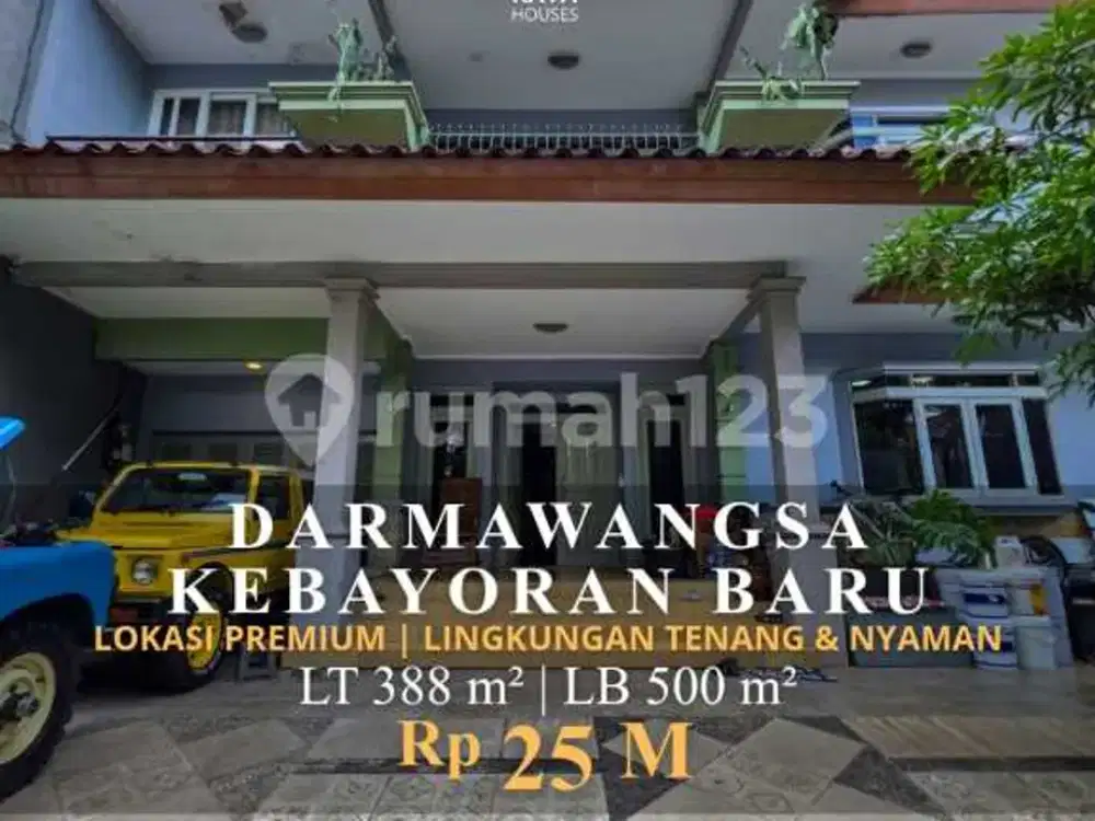 Rumah 2 Lantai di Darmawangsa Kebayoran Baru