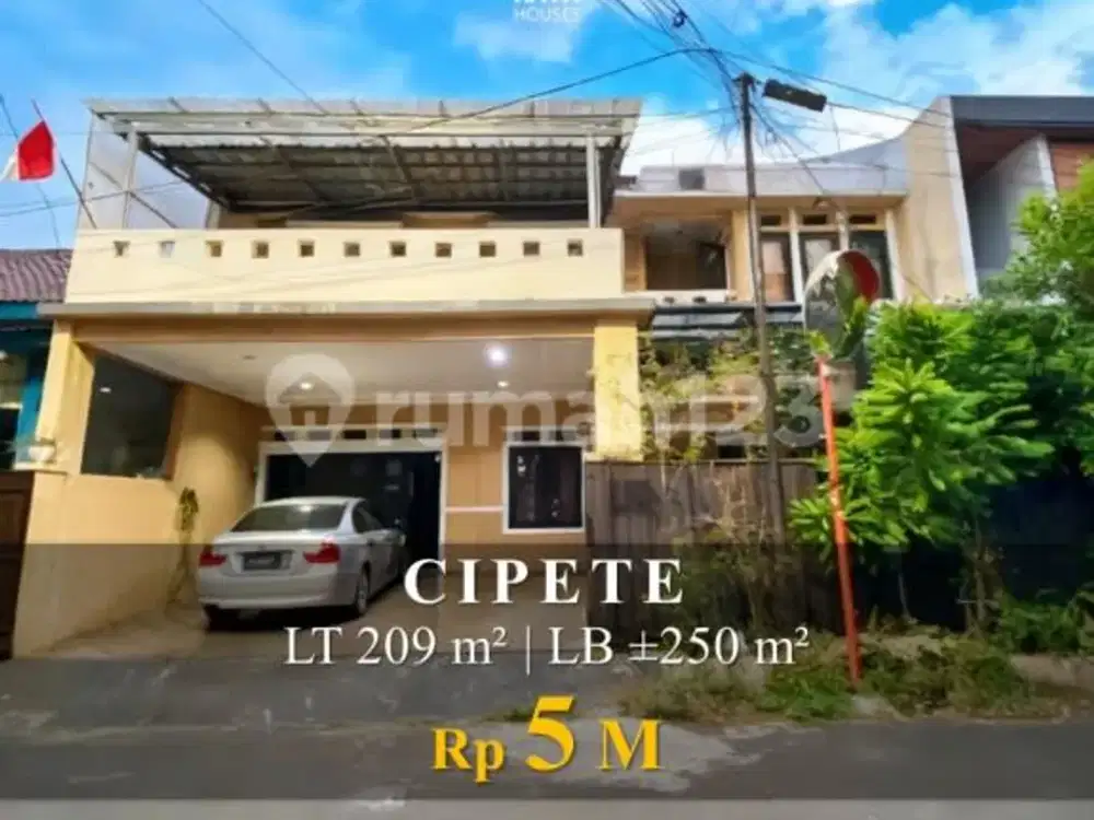 Rumah 2 Lantai Dekat LRT dan Sekolah Perancis Cipete