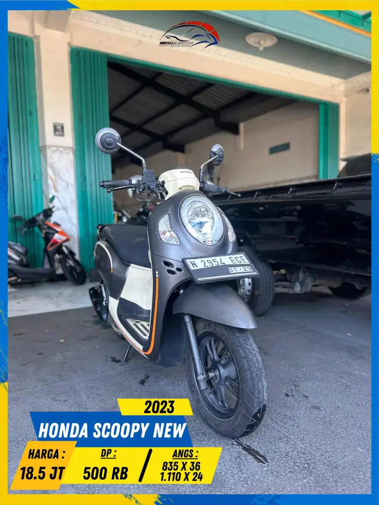 HONDA SCOOPY NEW 2023 NEGO SAMPE DEAL LURR HIKMAH MOTOR KEPUH MALANG