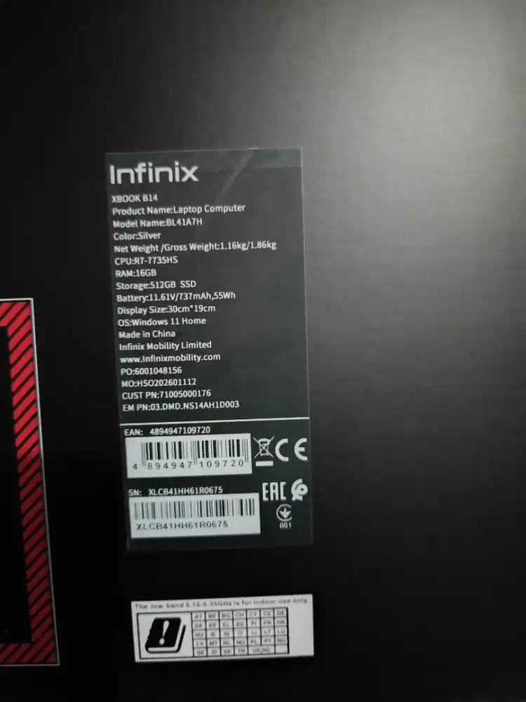 Jual laptop infinix xbook