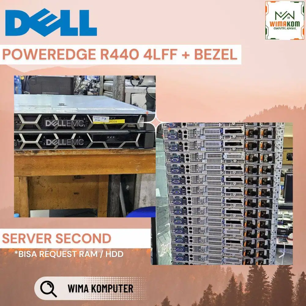 Server DELL R440 4 Lff 2x Gold 6138 80 Core Ram 96Gb SAS 4Tb