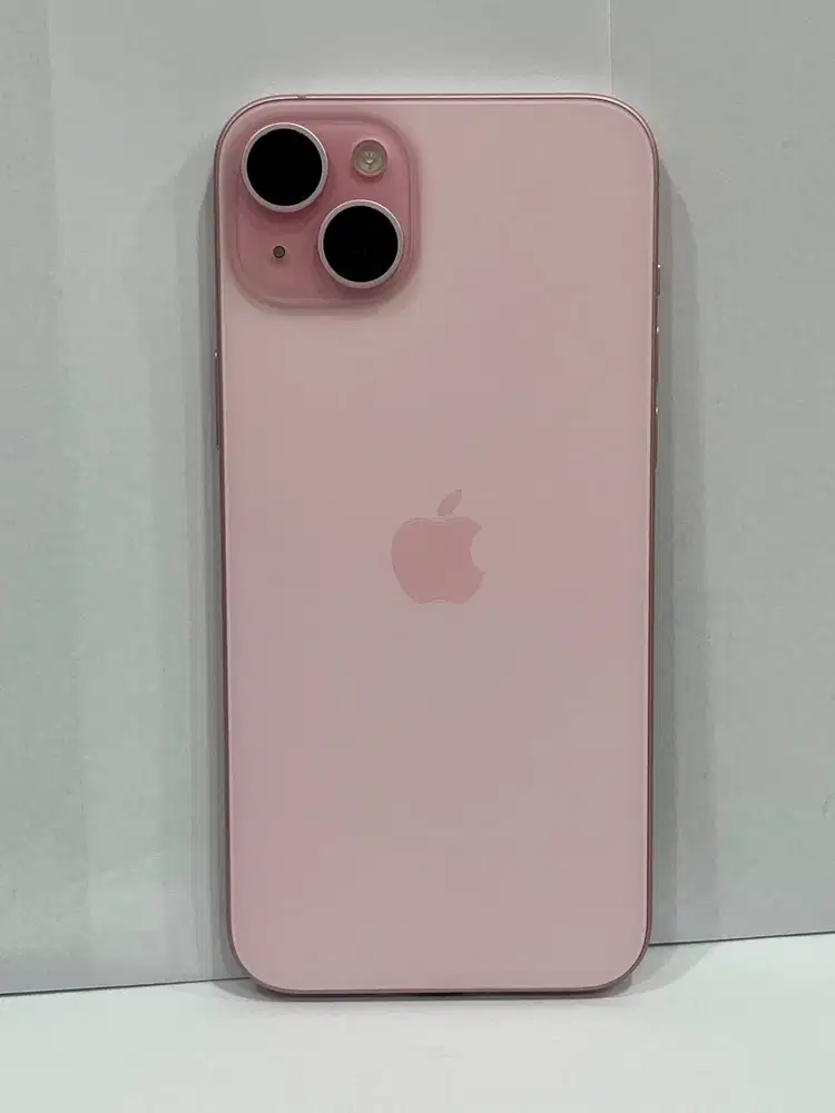 iPhone 15 Plus 128GB Pink iBox Mulus Like New Fullset Ex Pribadi