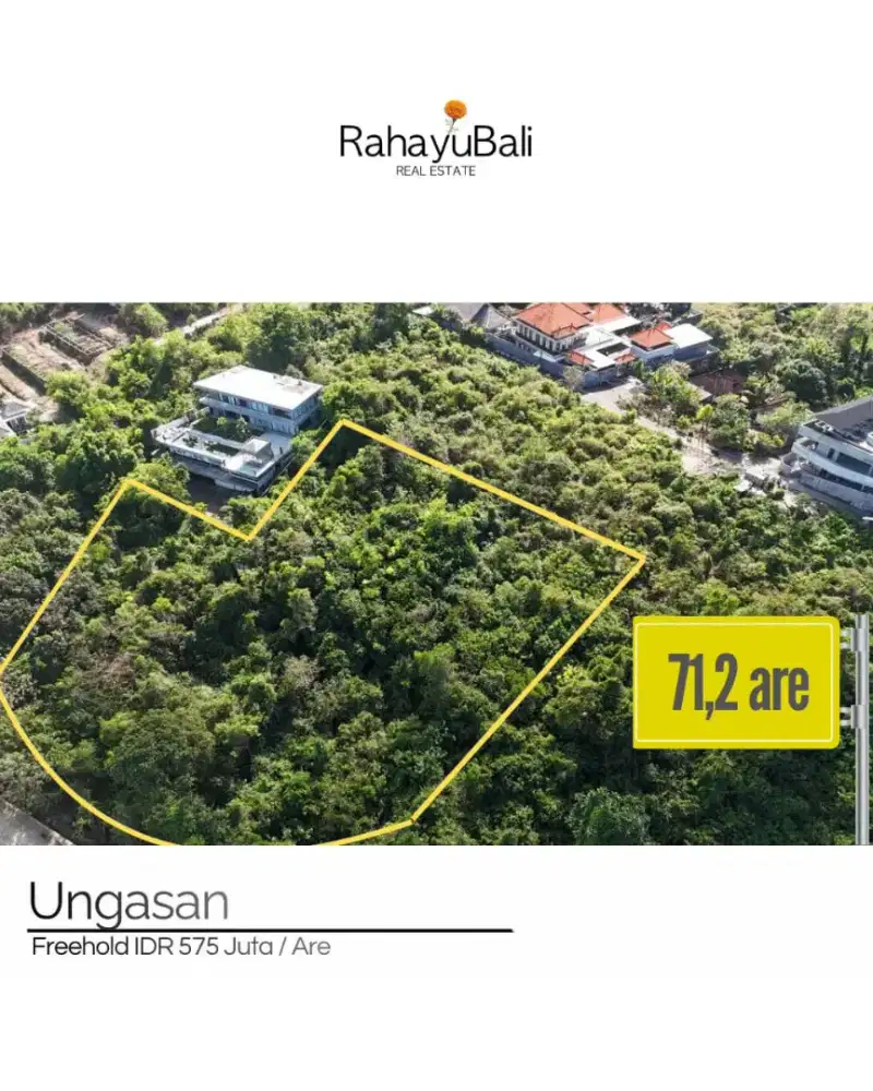 Strategic & Quiet place for sale in Ungasan