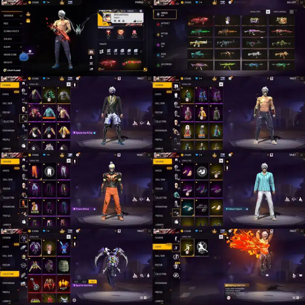 JUAL BELI AKUN FF AMANAH TEPERCAYA
