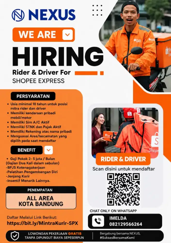 Rider & Driver For
SHOPEE EXPRESS