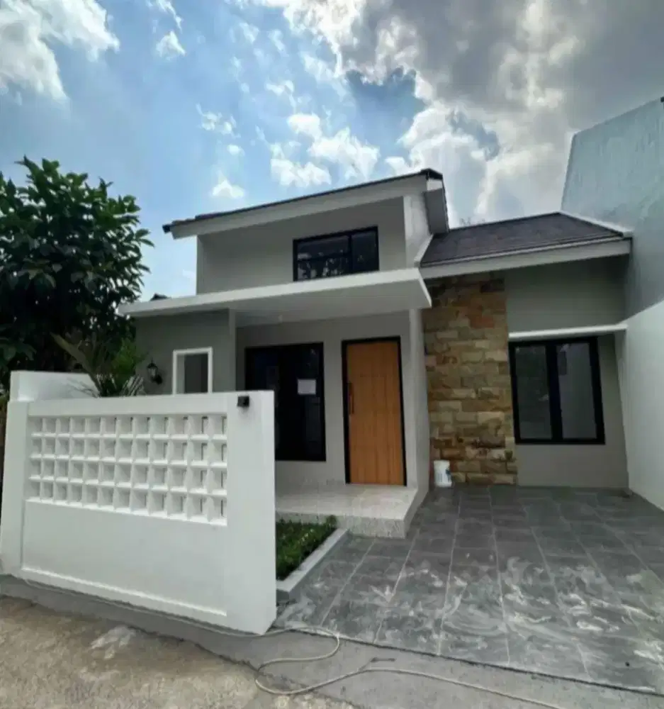 Jual rumah konsep minimalis modern sertifikat