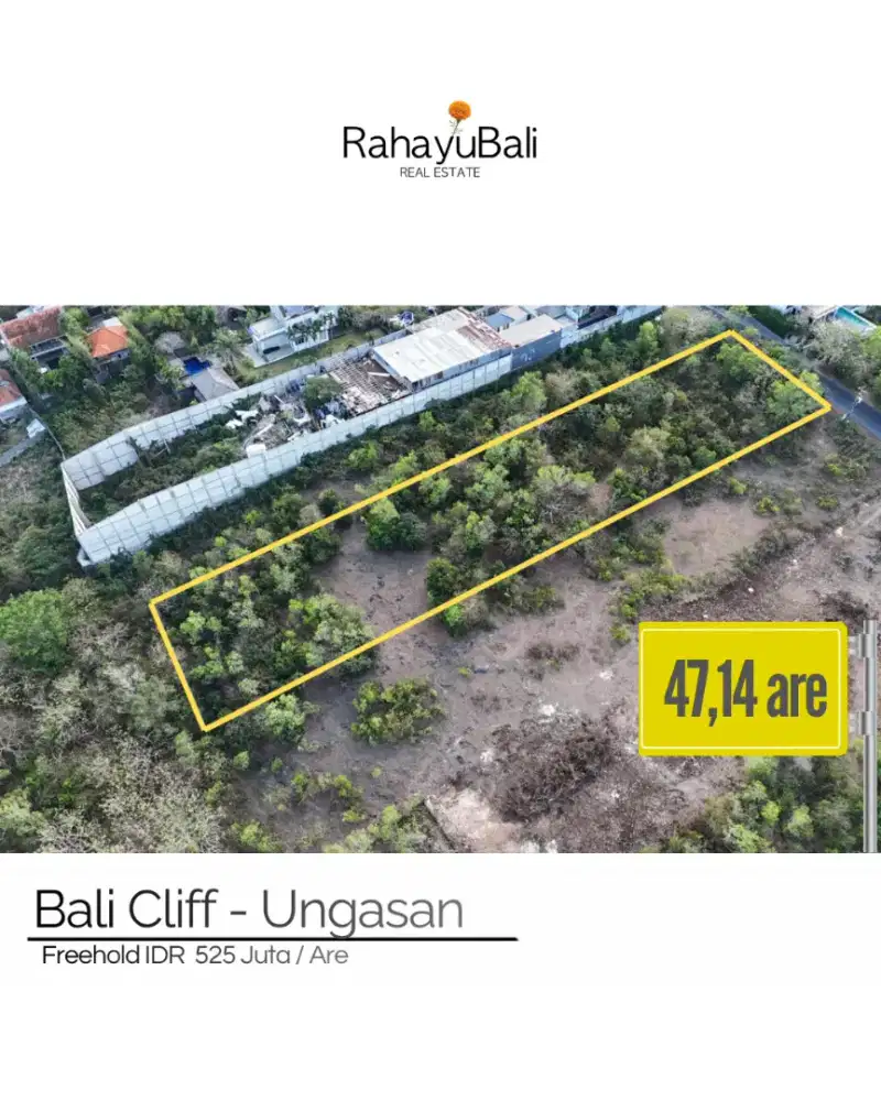 Strategic land for sale in Ungasan