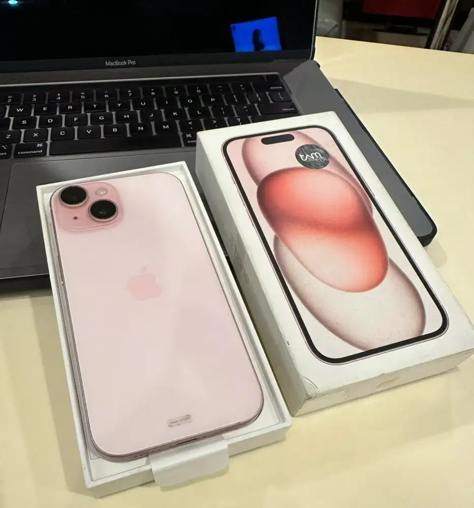 Iphone 15 128GB iBOX Pink Super Mulus Like New No Minus