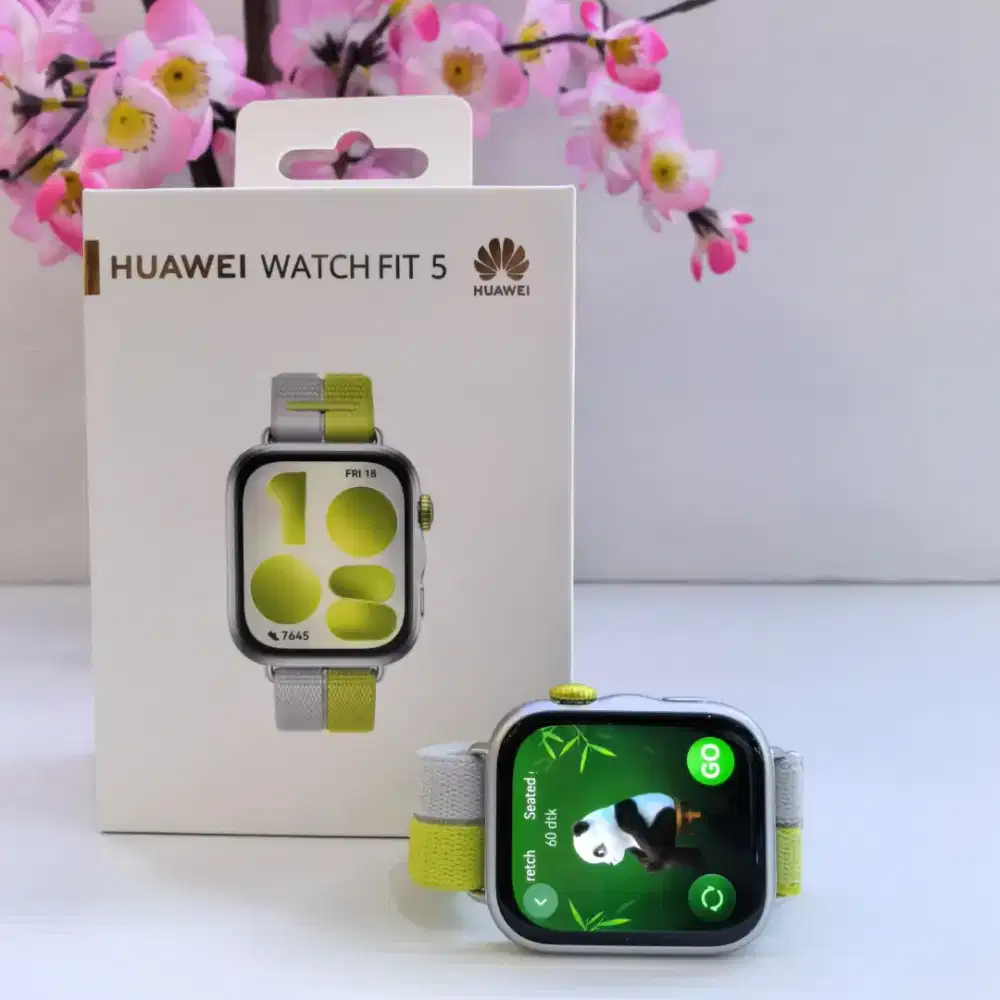 Huawei Watch Fit 5 Silver Nylon Bonus Freebuds SE 3