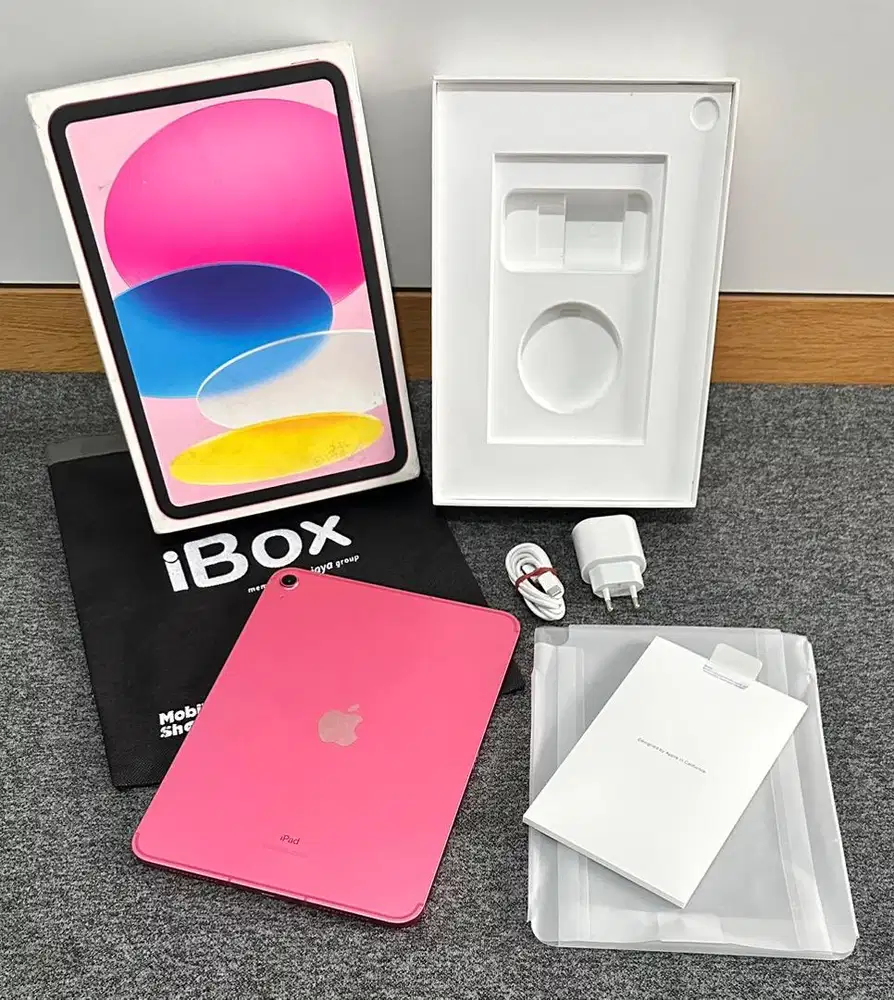Ipad 10 256GB Celluler + WiFi iBOX Mulus Fullset Original Like New