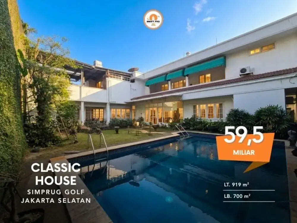 FOR SALE | Rumah Siap Huni di Kawasan Premium Simprug, Senayan Jakarta Selatan