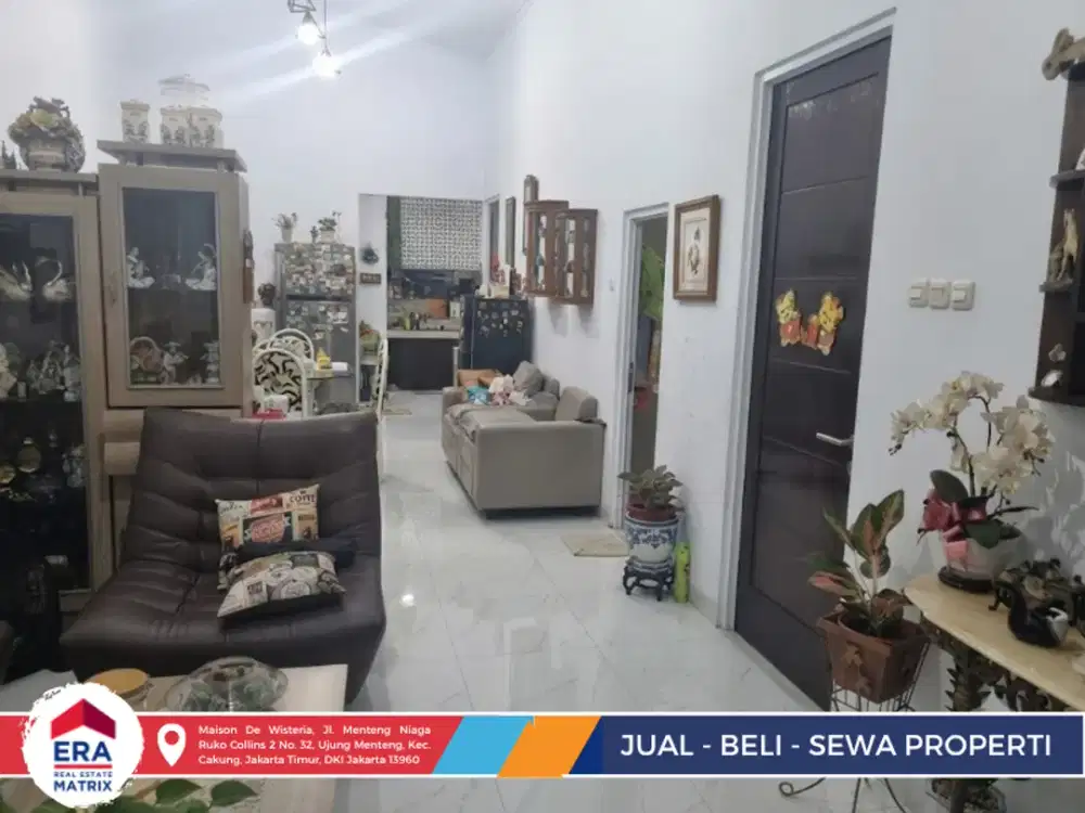 Jual Rumah Elegan Metland Menteng Jakarta Timur Siap Huni Lingkungan Nyaman Bisa KPR