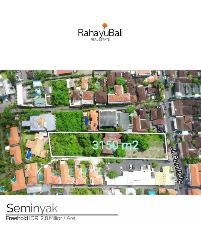 Premium land in Seminyak