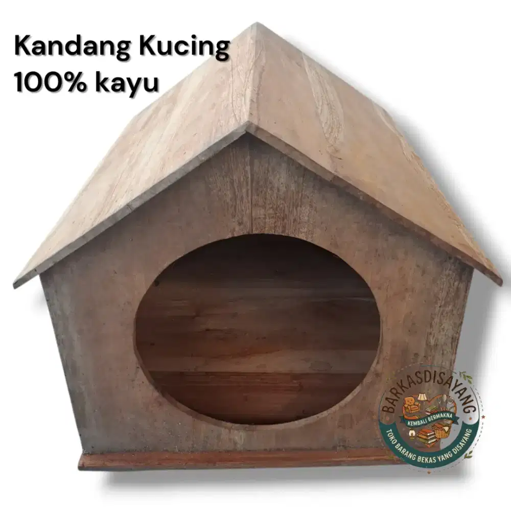 JUAL MURAH PRELOVED KANDANG KUCING, KELINCI, ANJING 100% BAHAN KAYU