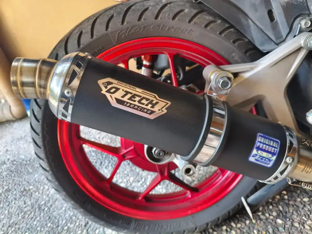 Knalpot racing vario 125 led