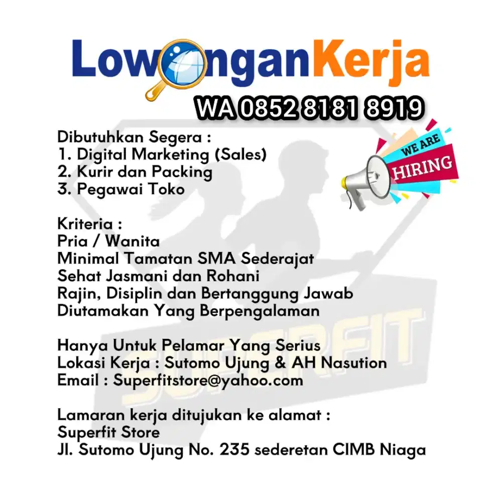 Lowongan Kerja Medan