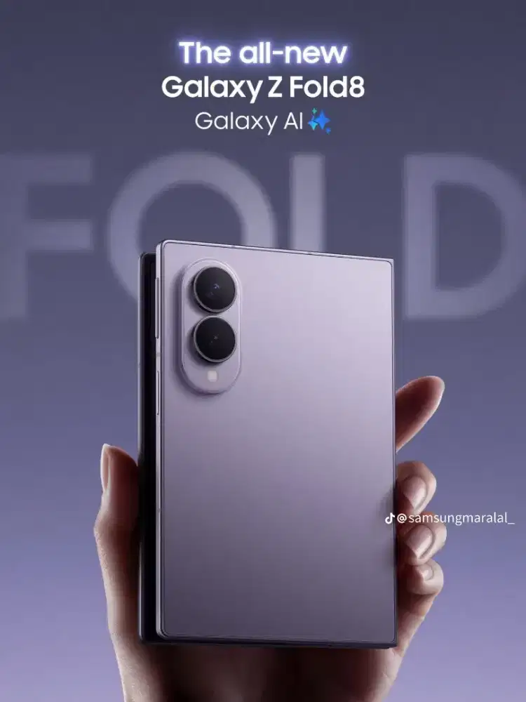 Samsung Z fold 8 12/ 256 Kredit DP 0 Bunga Mulai 0%