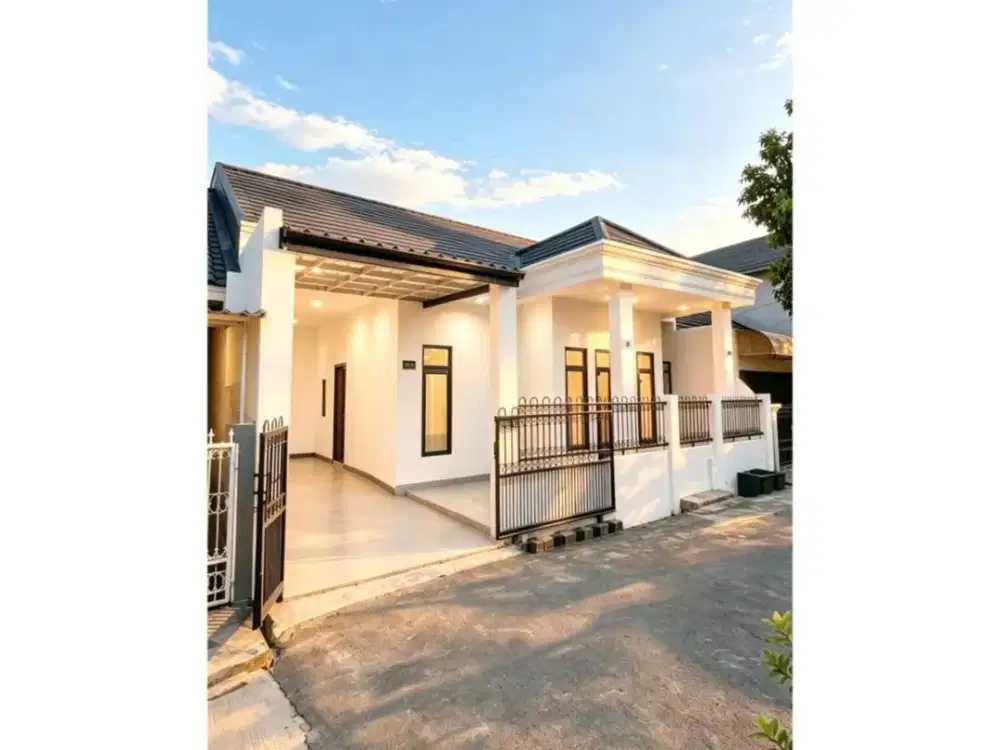 S327B Rumah Baru Mewah 1 Lantai Pondok Pekayon Indah Bekasi Selatan