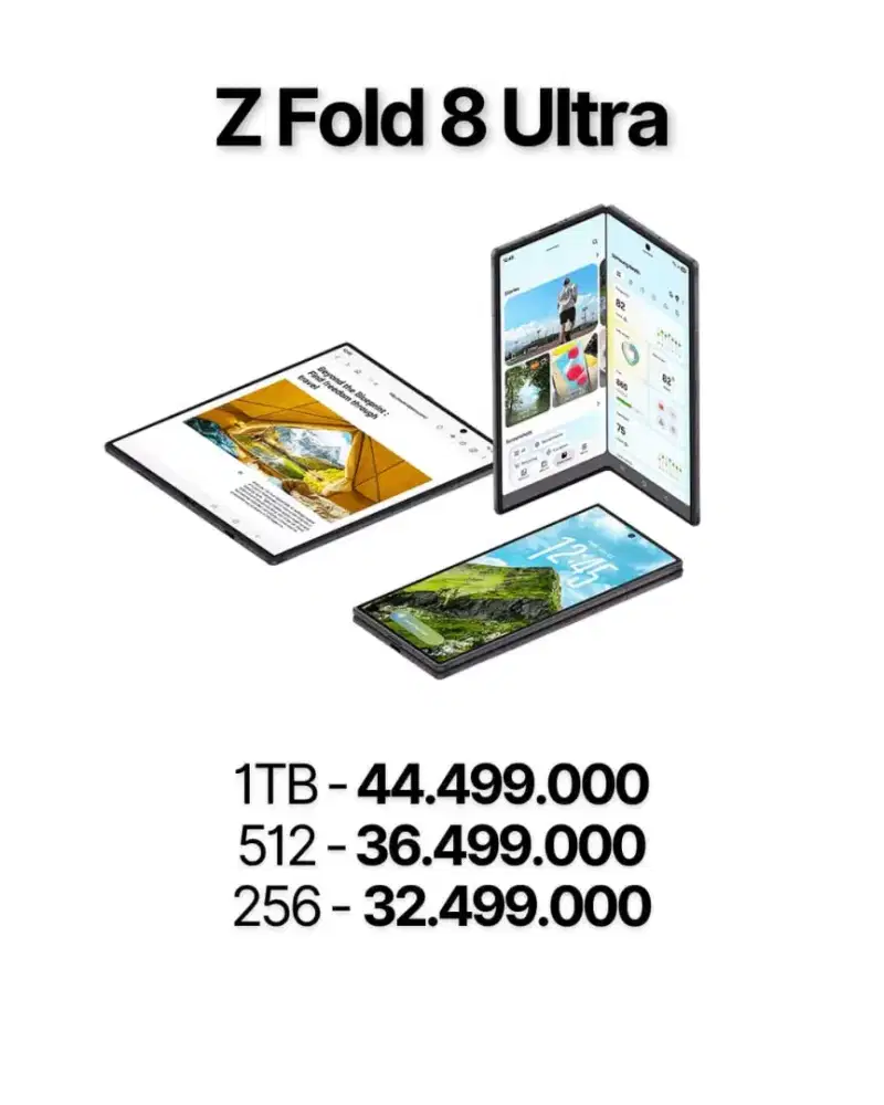 Promo cicilan Pre Order Z Fold 8 Ultra