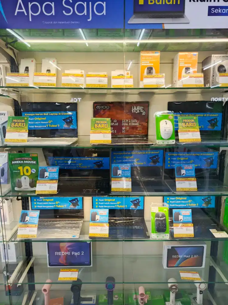 Laptop Baru Cash Kredit Cicilan Mulai dari 4jt