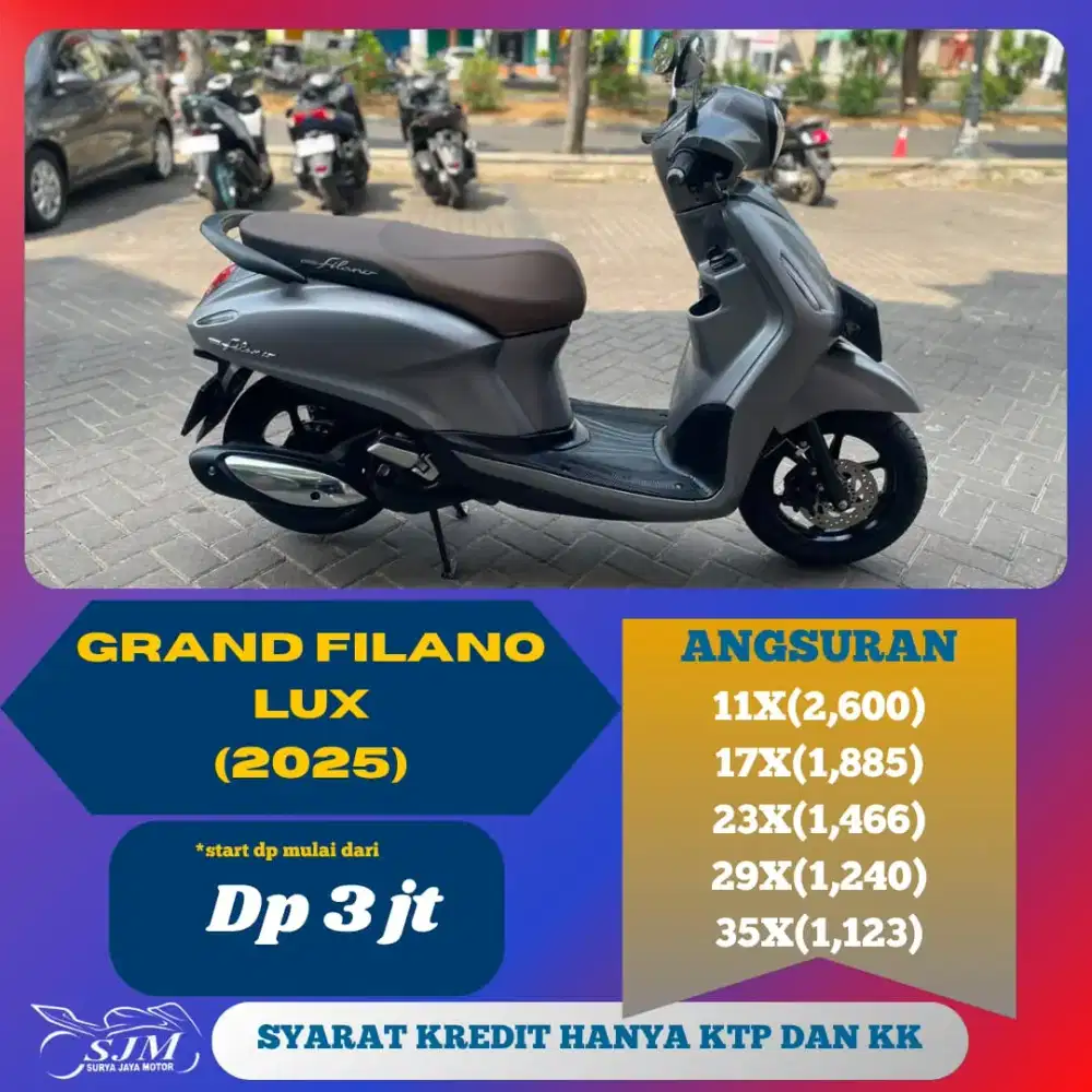 YAMAHA GRAND FILANO LUX 2025 CASH & KREDIT