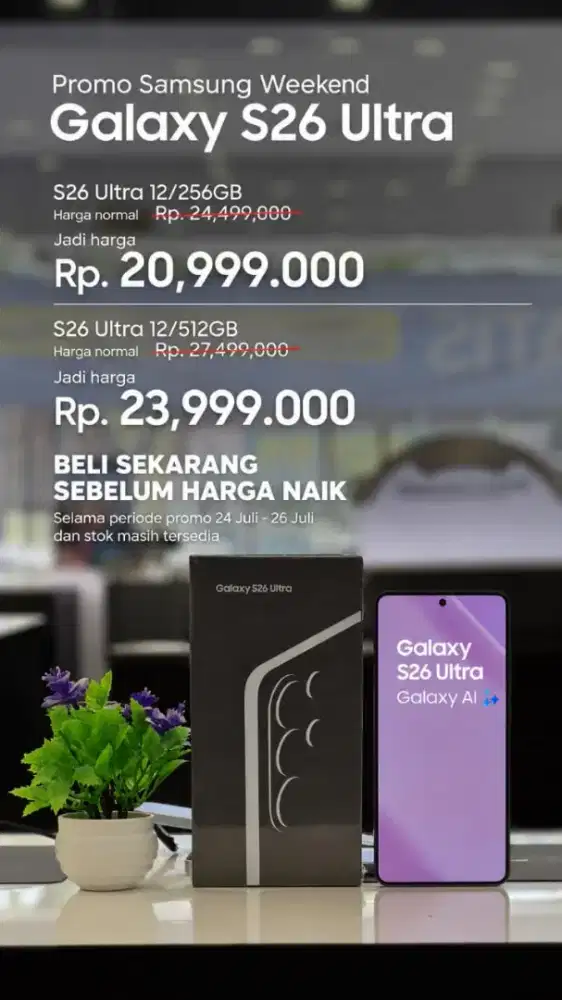 SAMSUNG S26 ULTRA (Promo Weekend)